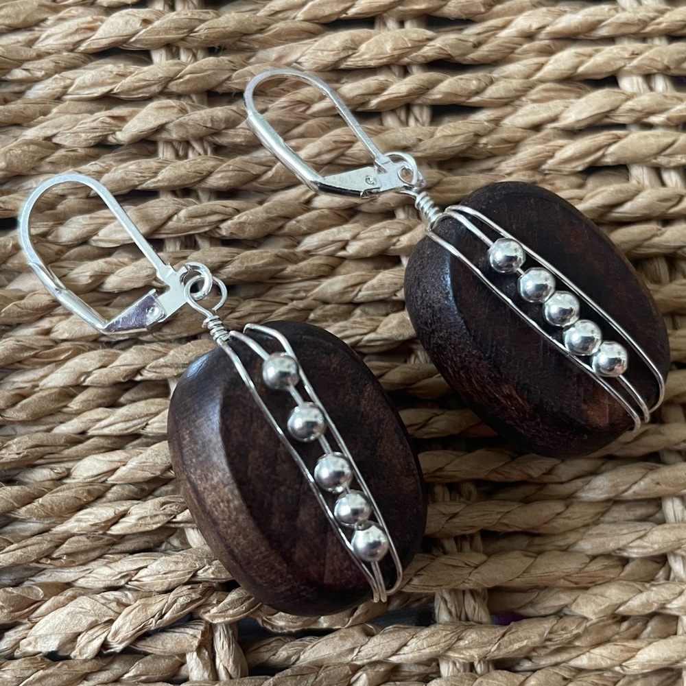 Wooden Boho Earrings